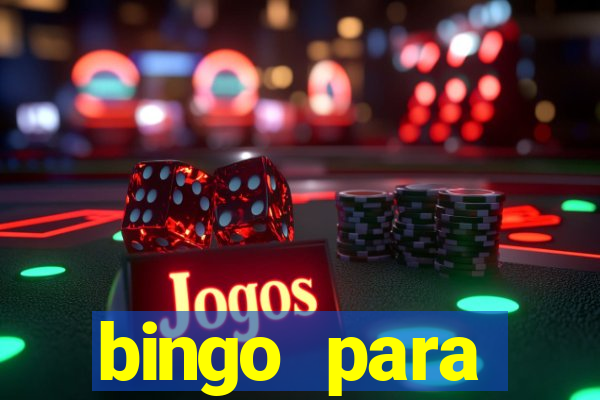 bingo para despedida de solteira para imprimir